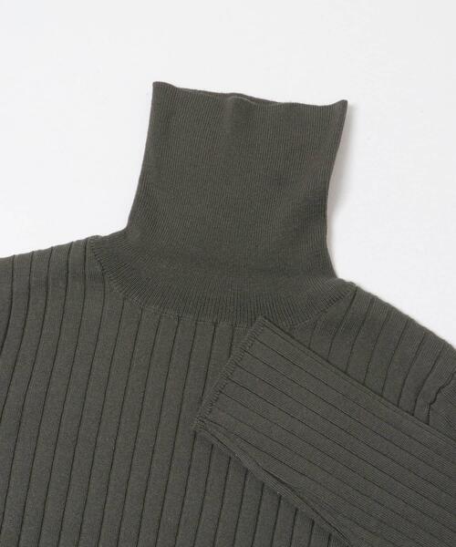 セール】エクストラファインリブタートルニット（ニット/セーター