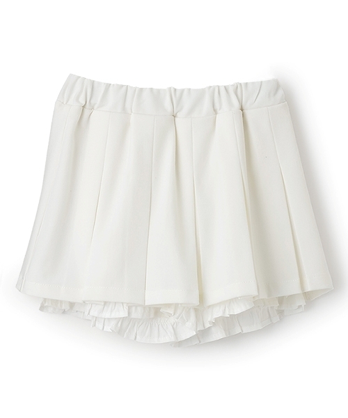 Lycee mine（リセマイン）の「【Lycee mine バレエシリーズ】タックプリーツスカート(インパン付き)（スカート・キッズ・ベージュ/チャコール/ピンク/オフホワイト・140cm/150cm/100cm/110cm/120cm/130cm）」の6枚目の写真