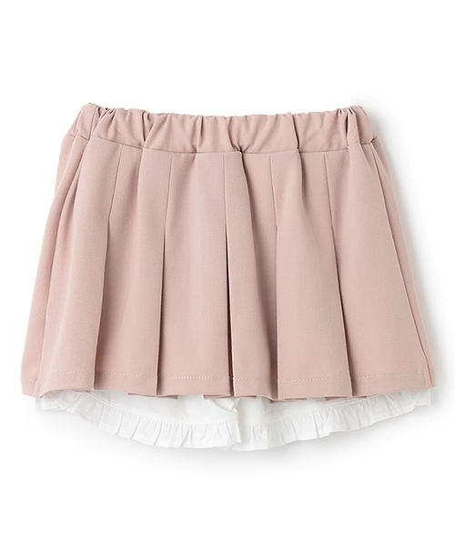 Lycee mine（リセマイン）の「【Lycee mine バレエシリーズ】タックプリーツスカート(インパン付き)（スカート・キッズ・ベージュ/チャコール/ピンク/オフホワイト・140cm/150cm/100cm/110cm/120cm/130cm）」の9枚目の写真