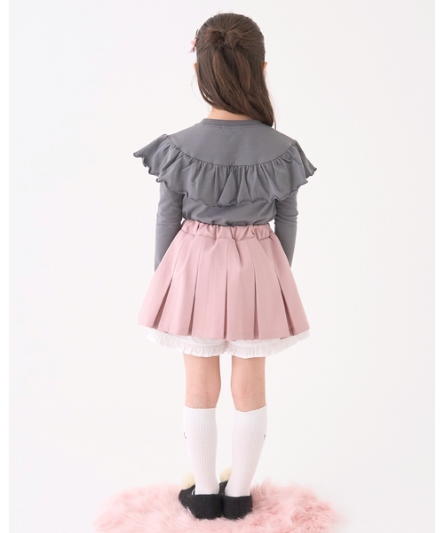 Lycee mine(リセマイン)の「【Lycee mine バレエシリーズ】タックプリーツスカート(インパン付き)【子供服】【キッズ】【女の子】(スカート・キッズ・ベージュ/チャコール/ピンク/オフホワイト・140cm/150cm/100cm/110cm/120cm/130cm)」の18枚目の写真