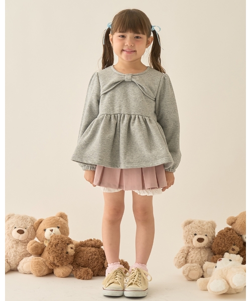 Lycee mine(リセマイン)の「【Lycee mine バレエシリーズ】タックプリーツスカート(インパン付き)【子供服】【キッズ】【女の子】(スカート・キッズ・ベージュ/チャコール/ピンク/オフホワイト・140cm/150cm/100cm/110cm/120cm/130cm)」の19枚目の写真