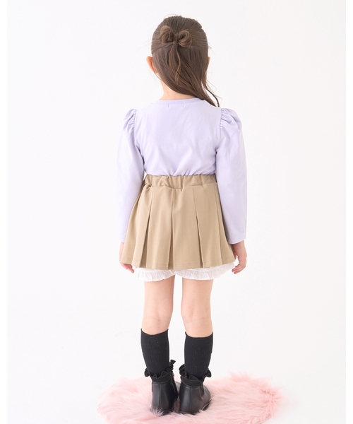 Lycee mine(リセマイン)の「【Lycee mine バレエシリーズ】タックプリーツスカート(インパン付き)【子供服】【キッズ】【女の子】(スカート・キッズ・ベージュ/チャコール/ピンク/オフホワイト・140cm/150cm/100cm/110cm/120cm/130cm)」の22枚目の写真