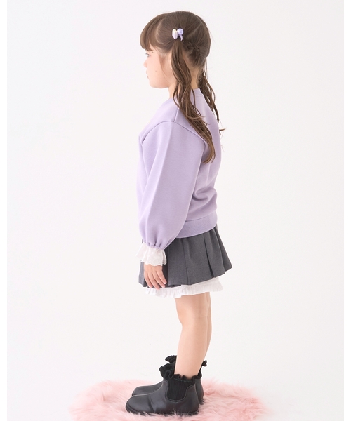 Lycee mine（リセマイン）の「【Lycee mine バレエシリーズ】タックプリーツスカート(インパン付き)【子供服】【キッズ】【女の子】（スカート・キッズ・ベージュ/チャコール/ピンク/オフホワイト・140cm/150cm/100cm/110cm/120cm/130cm）」の10枚目の写真