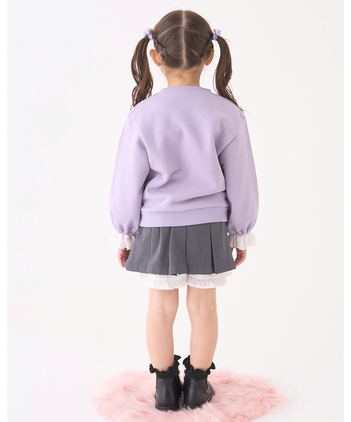 Lycee mine（リセマイン）の「【Lycee mine バレエシリーズ】タックプリーツスカート(インパン付き)【子供服】【キッズ】【女の子】（スカート・キッズ・ベージュ/チャコール/ピンク/オフホワイト・140cm/150cm/100cm/110cm/120cm/130cm）」の11枚目の写真