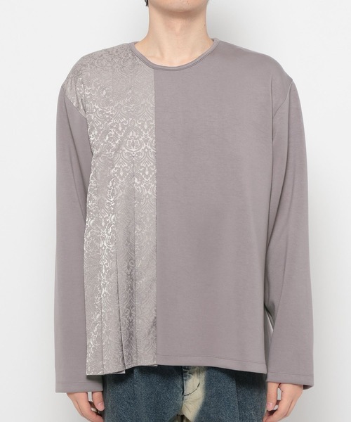 HARE（ハレ）の「アシメジャガードプリーツスウェット(HARE)（スウェット・メンズ・グレー/ブルー/ブラック・FREE）」の18枚目の写真