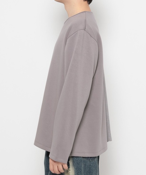 HARE（ハレ）の「アシメジャガードプリーツスウェット(HARE)（スウェット・メンズ・グレー/ブルー/ブラック・FREE）」の19枚目の写真