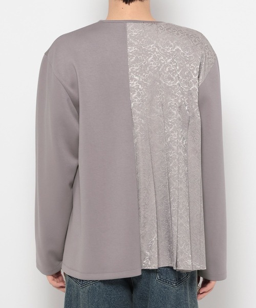 HARE（ハレ）の「アシメジャガードプリーツスウェット(HARE)（スウェット・メンズ・グレー/ブルー/ブラック・FREE）」の20枚目の写真