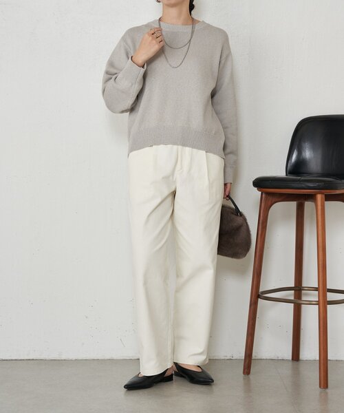 Jena espace merveilleux(ジェナ エスパスメルヴェイユ)の「【キレイ目カジュアル】ストレートチノパンツ(その他パンツ・レディース・アイボリー/ベージュ/チャコールグレー・FREE)」の20枚目の写真