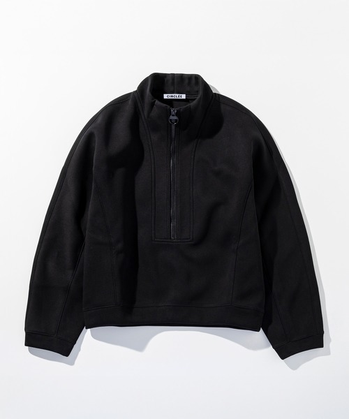 CIRCLEE（サークリー）の「CIRCLEE(サークリー)ハーフジップ モックネックプルオーバー（ニット/セーター・メンズ・グレー/ブラック・M）」の15枚目の写真