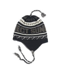 SUNNECT（ソネクト）の「Jacquard Tassel Beanie - Black（ニットキャップ/ビーニー）」