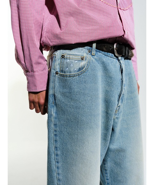 POP TRADING COMPANY（ポップトレーディングカンパニー）の「Pop Trading Company/ポップトレーディングカンパニー デニムパンツ DRS PANTS（その他パンツ・メンズ・ブルー/マルチ・L/S/M）」の3枚目の写真
