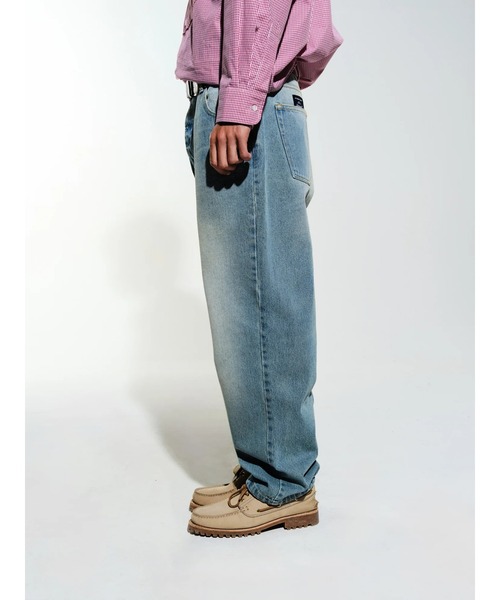 POP TRADING COMPANY（ポップトレーディングカンパニー）の「Pop Trading Company/ポップトレーディングカンパニー デニムパンツ DRS PANTS（その他パンツ・メンズ・ブルー/マルチ・L/S/M）」の4枚目の写真