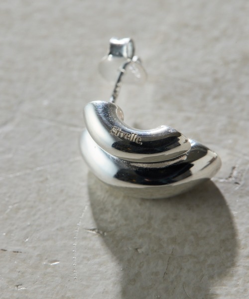 COLLAGE GALLARDAGALANTE（コラージュガリャルダガランテ）の「Sivelle./Silver925タイルピアス（ピアス（両耳用）・レディース・シルバー・FREE）」の11枚目の写真