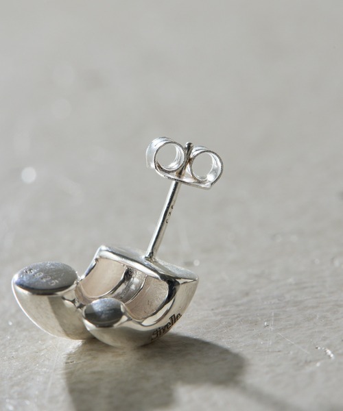 COLLAGE GALLARDAGALANTE（コラージュガリャルダガランテ）の「Sivelle./Silver925タイルピアス（ピアス（両耳用）・レディース・シルバー・FREE）」の2枚目の写真