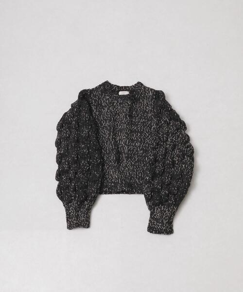 LAATO（ラート）の「lantern long sleeve knit（ニット/セーター・レディース・アイボリー/ブラック・FREE）」の9枚目の写真