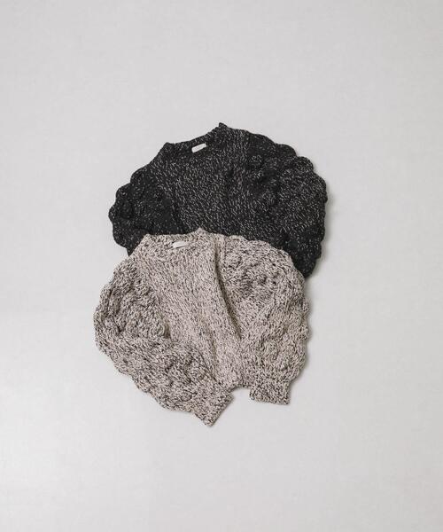 LAATO（ラート）の「lantern long sleeve knit（ニット/セーター・レディース・アイボリー/ブラック・FREE）」の19枚目の写真