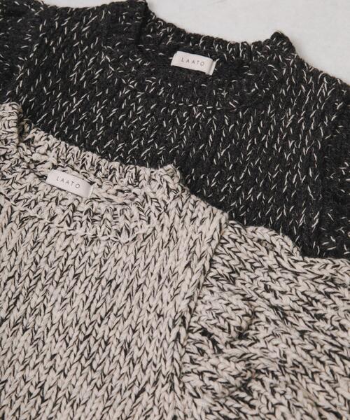 LAATO（ラート）の「lantern long sleeve knit（ニット/セーター・レディース・アイボリー/ブラック・FREE）」の20枚目の写真