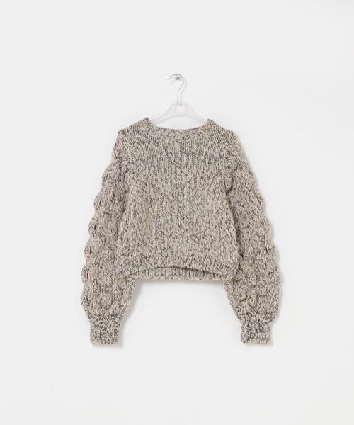 LAATO（ラート）の「lantern long sleeve knit（ニット/セーター・レディース・アイボリー/ブラック・FREE）」の22枚目の写真