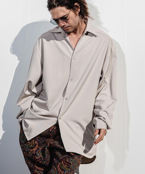 CAMBIO（カンビオ）の「ms6380-Long Length Shirts ロングシャツ