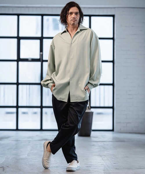 CAMBIO（カンビオ）の「ms6380-Long Length Shirts ロングシャツ