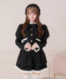 Pal elfy（パルエルフィー）の「コットンレースツイードジャケット（テーラードジャケット）」