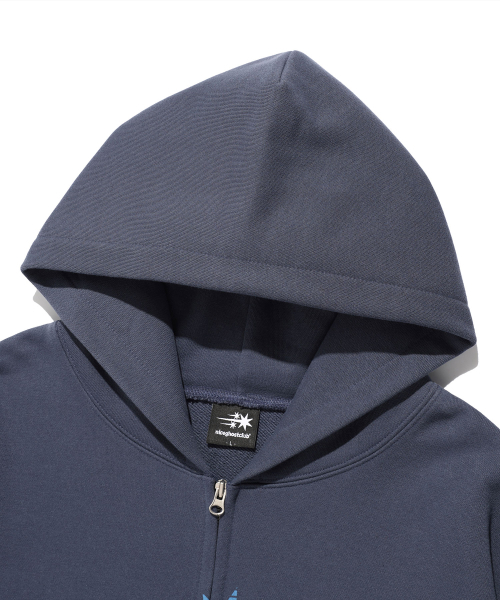 NICE GHOST CLUB(ナイスゴーストクラブ)の「GHOST 3STAR HOODIE ZIP UP_NAVY(NG2FSUM483A)(パーカー・レディース・ネイビー・S/M/L)」の4枚目の写真