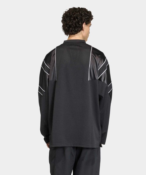 adidas（アディダス）の「長袖ジャージー / ジャージ / アディダスオリジナルス adidas Originals（Tシャツ/カットソー・メンズ・ホワイト/ブラック・XX-LARGE/3XL/LARGE/MEDIUM/SMALL/X-LARGE/X-SMALL）」の7枚目の写真