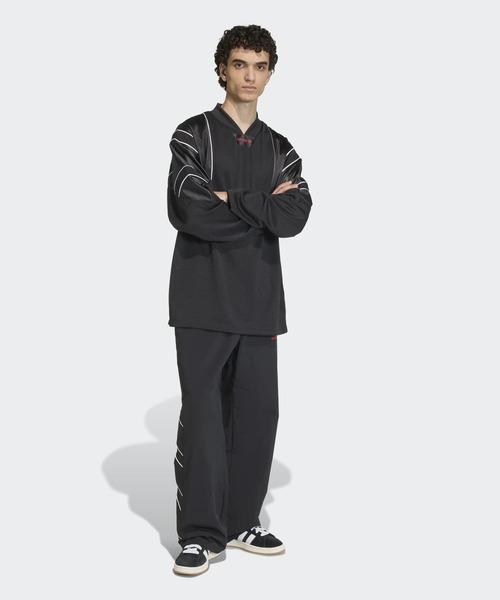 adidas（アディダス）の「長袖ジャージー / ジャージ / アディダスオリジナルス adidas Originals（Tシャツ/カットソー・メンズ・ホワイト/ブラック・XX-LARGE/3XL/LARGE/MEDIUM/SMALL/X-LARGE/X-SMALL）」の10枚目の写真