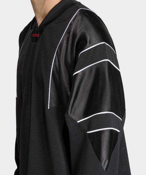 adidas（アディダス）の「長袖ジャージー / ジャージ / アディダスオリジナルス adidas Originals（Tシャツ/カットソー・メンズ・ホワイト/ブラック・XX-LARGE/3XL/LARGE/MEDIUM/SMALL/X-LARGE/X-SMALL）」の9枚目の写真