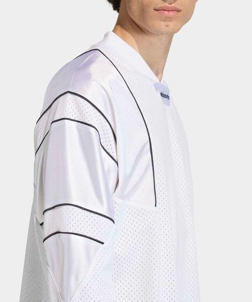 adidas（アディダス）の「長袖ジャージー / ジャージ / アディダスオリジナルス adidas Originals（Tシャツ/カットソー・メンズ・ホワイト/ブラック・XX-LARGE/3XL/LARGE/MEDIUM/SMALL/X-LARGE/X-SMALL）」の5枚目の写真