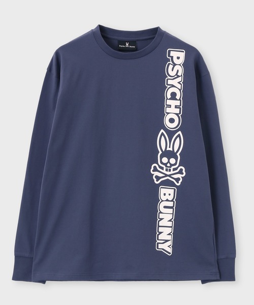 Psycho Bunny(サイコバニー)の「コミックアートグラフィック ロングスリーブTシャツ(Tシャツ/カットソー・メンズ・ダークブルー/ホワイト/ブラック・MEDIUM/LARGE/X-LARGE/SMALL)」の15枚目の写真