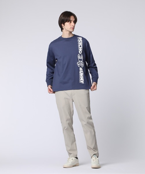 Psycho Bunny(サイコバニー)の「コミックアートグラフィック ロングスリーブTシャツ(Tシャツ/カットソー・メンズ・ダークブルー/ホワイト/ブラック・MEDIUM/LARGE/X-LARGE/SMALL)」の14枚目の写真