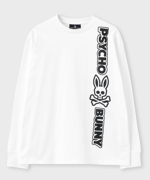 Psycho Bunny(サイコバニー)の「コミックアートグラフィック ロングスリーブTシャツ(Tシャツ/カットソー・メンズ・ダークブルー/ホワイト/ブラック・MEDIUM/LARGE/X-LARGE/SMALL)」の7枚目の写真