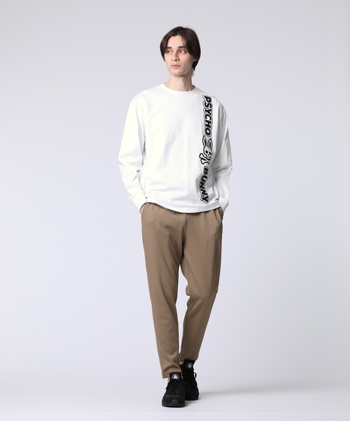 Psycho Bunny(サイコバニー)の「コミックアートグラフィック ロングスリーブTシャツ(Tシャツ/カットソー・メンズ・ダークブルー/ホワイト/ブラック・MEDIUM/LARGE/X-LARGE/SMALL)」の6枚目の写真