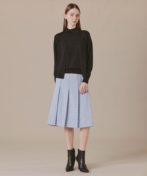 MACKINTOSH LONDON(マッキントッシュ ロンドン)の「シルキーラメニットタートルネック(ニット/セーター・レディース・ブルー系その他2/ブラック/グレー系その他・40/38)」の6枚目の写真
