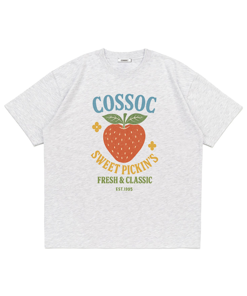 COSO(コソ)の「ベリーベリーオーバーティーシャツ (ライトグレー)(Tシャツ/カットソー・メンズ・ライトグレー・S/M/L)」の1枚目の写真