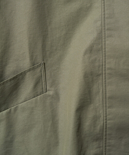 FREAK'S STORE（フリークスストア）の「限定展開　スタンドカラー ロングコート（ステンカラーコート・レディース・ベージュ/ブラック/オリーブ・ﾌﾘ-）」の15枚目の写真