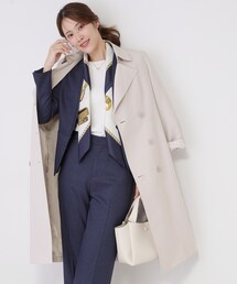 COUP DE CHANCE（クードシャンス）の「【撥水/細見えシルエット】きれいめトレンチコート（トレンチコート）」