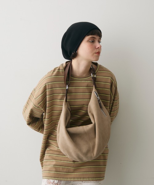full/fill.(フルフィル)の「belt handle shoulder bag / ベルトハンドルショルダーバッグ(ショルダーバッグ・レディース・ブラック/ベージュ・FREE)」の13枚目の写真