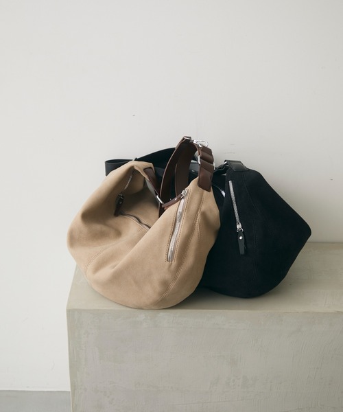full/fill.(フルフィル)の「belt handle shoulder bag / ベルトハンドルショルダーバッグ(ショルダーバッグ・レディース・ブラック/ベージュ・FREE)」の15枚目の写真