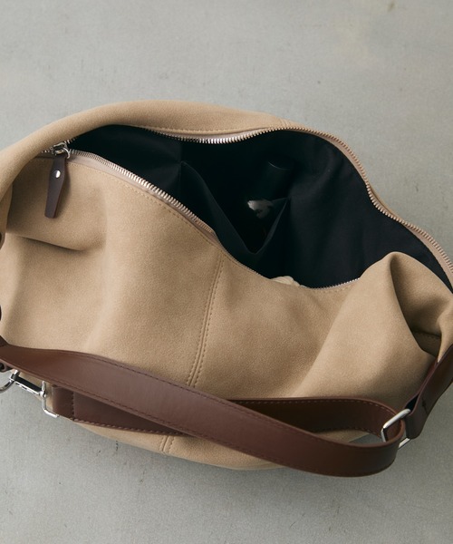 full/fill.(フルフィル)の「belt handle shoulder bag / ベルトハンドルショルダーバッグ(ショルダーバッグ・レディース・ブラック/ベージュ・FREE)」の6枚目の写真