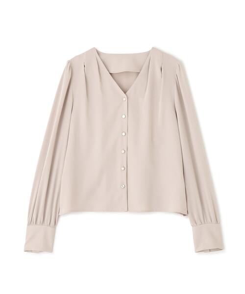 PROPORTION BODY DRESSING(プロポーションボディドレッシング)の「<ウォッシャブル>キラ釦タックブラウス / 1216110206(シャツ/ブラウス・レディース・ベージュ/ネイビー/ホワイト・SMALL/MEDIUM)」の16枚目の写真