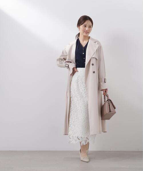 PROPORTION BODY DRESSING(プロポーションボディドレッシング)の「<ウォッシャブル>キラ釦タックブラウス / 1216110206(シャツ/ブラウス・レディース・ベージュ/ネイビー/ホワイト・SMALL/MEDIUM)」の21枚目の写真