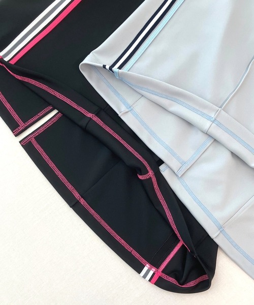 Q（キュー）の「ライントラックジャケット（その他アウター・レディース・ブラック/ライトグレー・MEDIUM）」の9枚目の写真