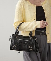 continuer de NICE CLAUP（コンティニューデナイスクラップ）の「スタッズデザインミニ2WAYバッグ（ショルダーバッグ）」