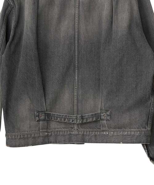 HYSTERIC GLAMOUR(ヒステリックグラマー)の「MSR加工 1ST TYPE WW2デニムジャケット(デニムジャケット・メンズ・ブラック・SMALL/MEDIUM/LARGE/X-LARGE)」の4枚目の写真