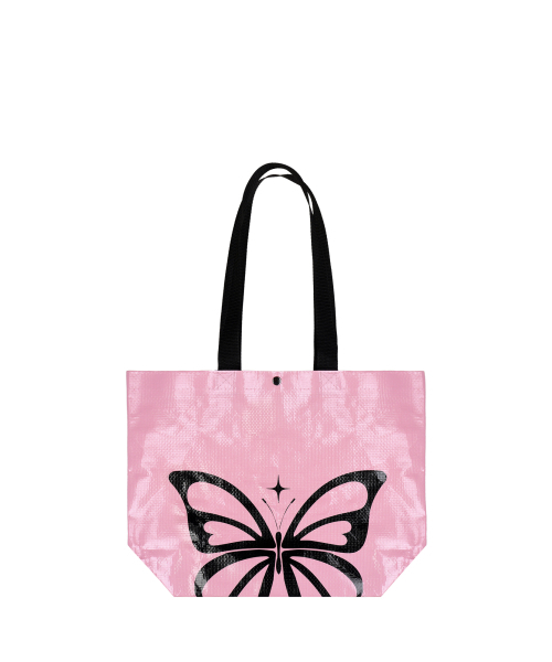 NICK&NICOLE(ニックアンドニコール)の「SIGNATURE BUTTERFLY REUSABLE BAG_PINK(ショルダーバッグ・レディース・その他・FREE)」の1枚目の写真