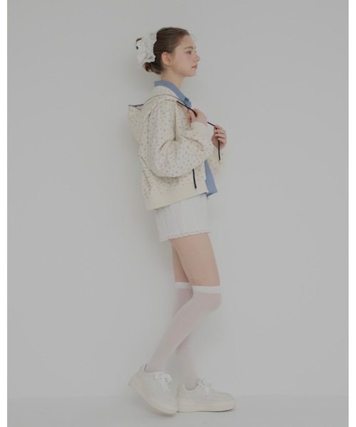 JUMELLE(ジュメロ)の「花柄ステッチフーディー(パーカー・レディース・クリーム・FREE)」の21枚目の写真