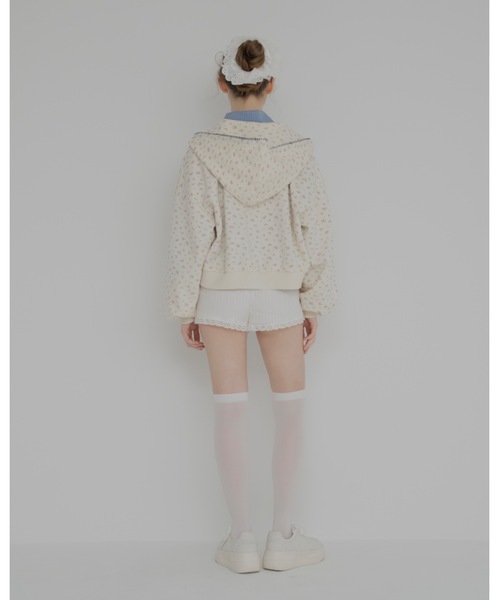 JUMELLE(ジュメロ)の「花柄ステッチフーディー(パーカー・レディース・クリーム・FREE)」の22枚目の写真