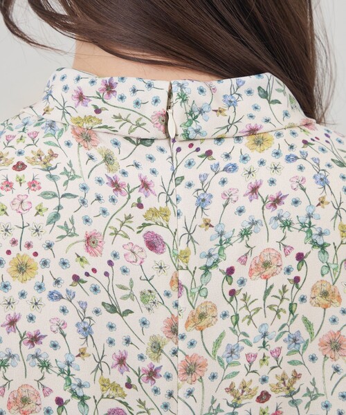 amaca（アマカ）の「【LIBERTY】ARCHWAY ボウタイワンピース（ワンピース・レディース・ダークネイビー/オフホワイト・40/38）」の8枚目の写真